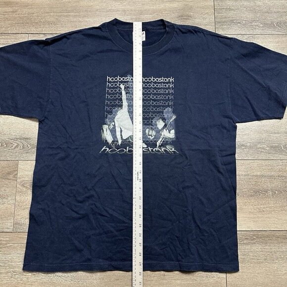 Vintage Y2K Hoobastank American Rock Band Shirt Size XL 2002 Alternative Rock - Picture 4 of 4